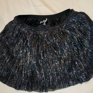 black with silver sparkling skirt 18 months